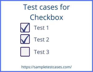 Checkbox Test Cases