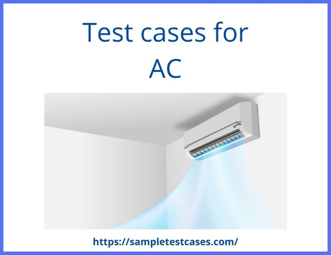Test cases for AC