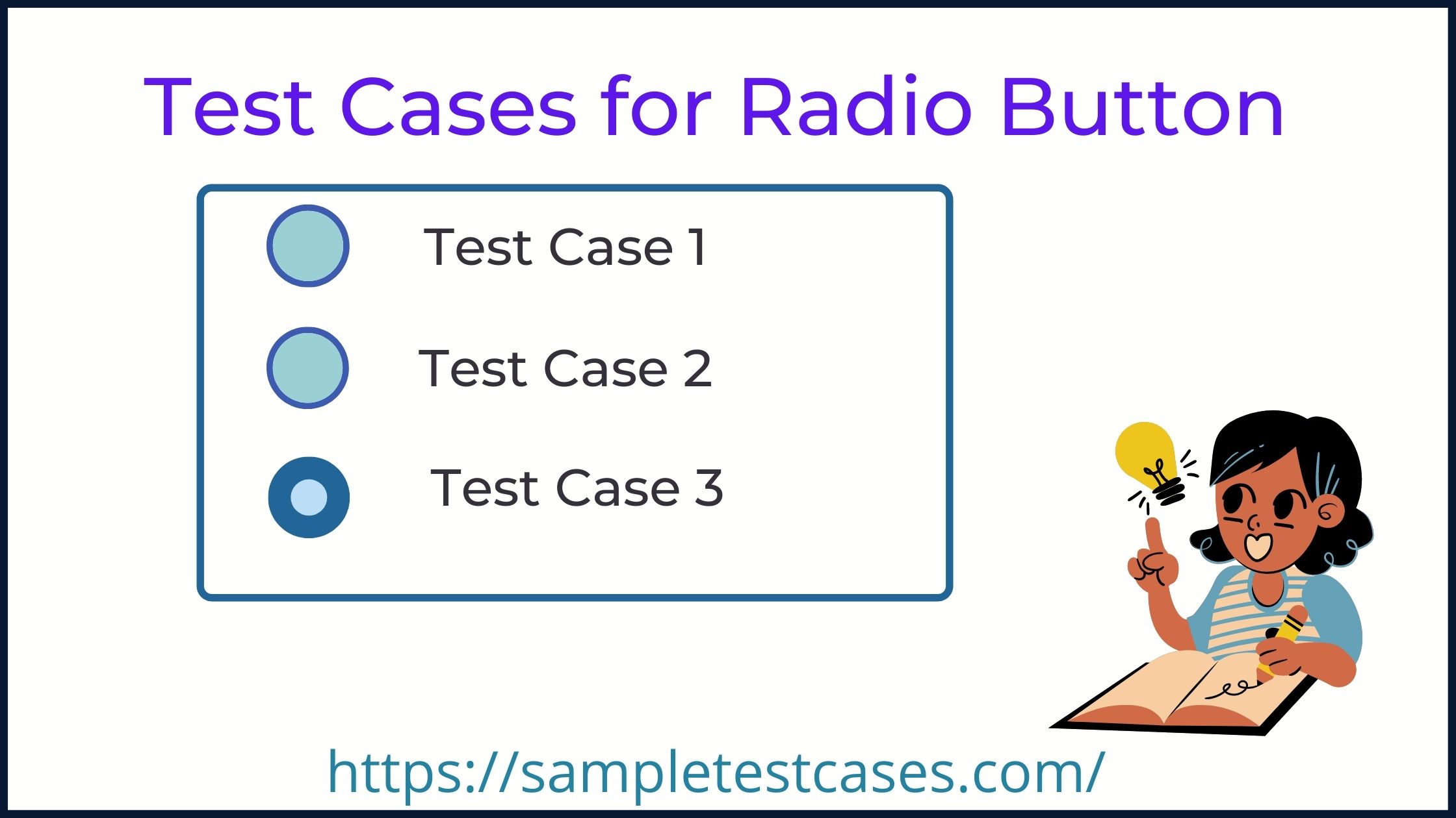 Test Scenarios For Radio Button