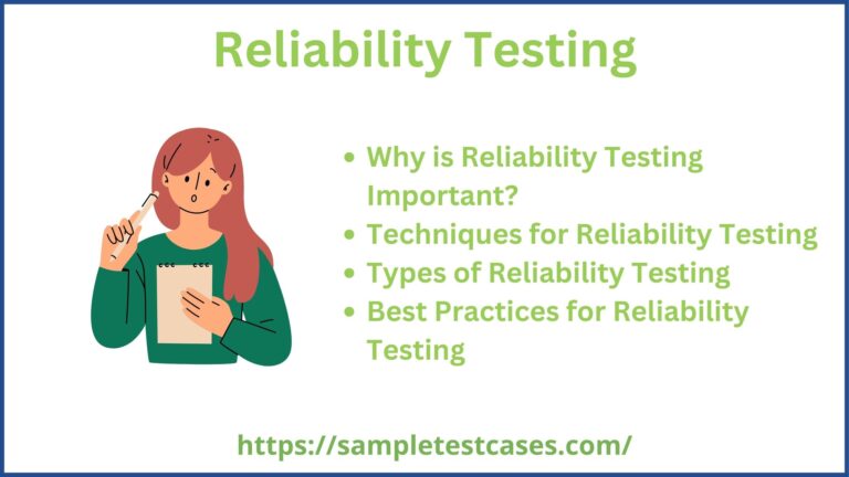 Reliability Testing Real Life Example