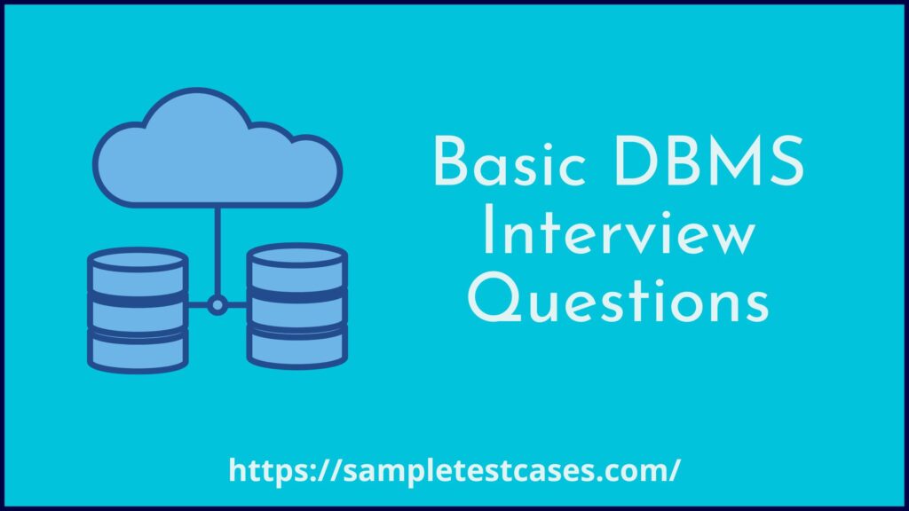 Basic DBMS Interview Questions